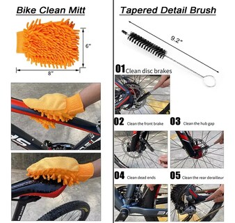 Foto 4 | Kit De Cepillos Xtellar De Limpieza Para Bicicleta 10 Piezas