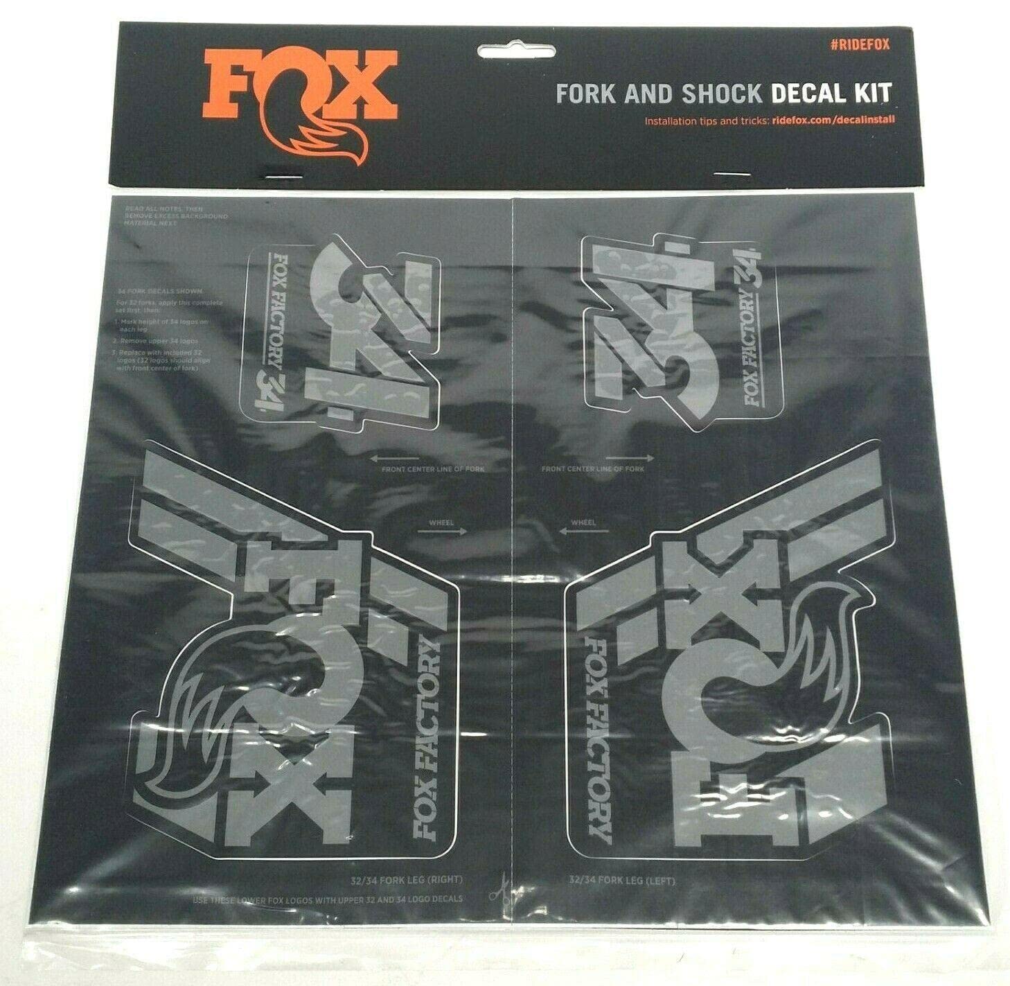 Foto 2 pulgar | Kit De Calcomanías Fox Racing Shox Heritage Para Horquilla Y Amortiguador - Venta Internacional.