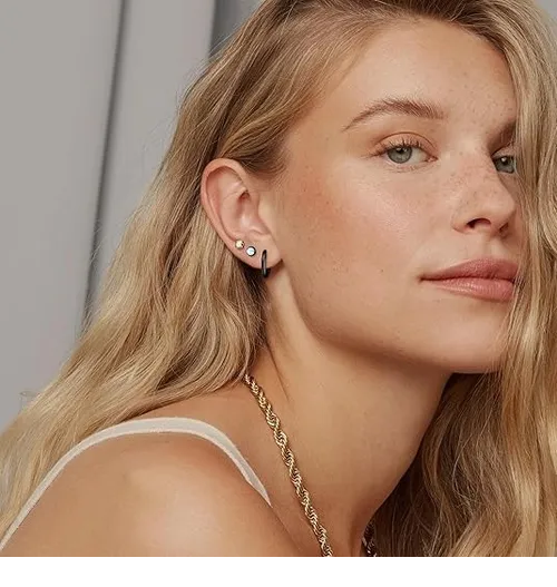 Foto 4 | 8pare Xtellar Piercing Aretes Oreja Cartílago Acero Inoxidable Mujer