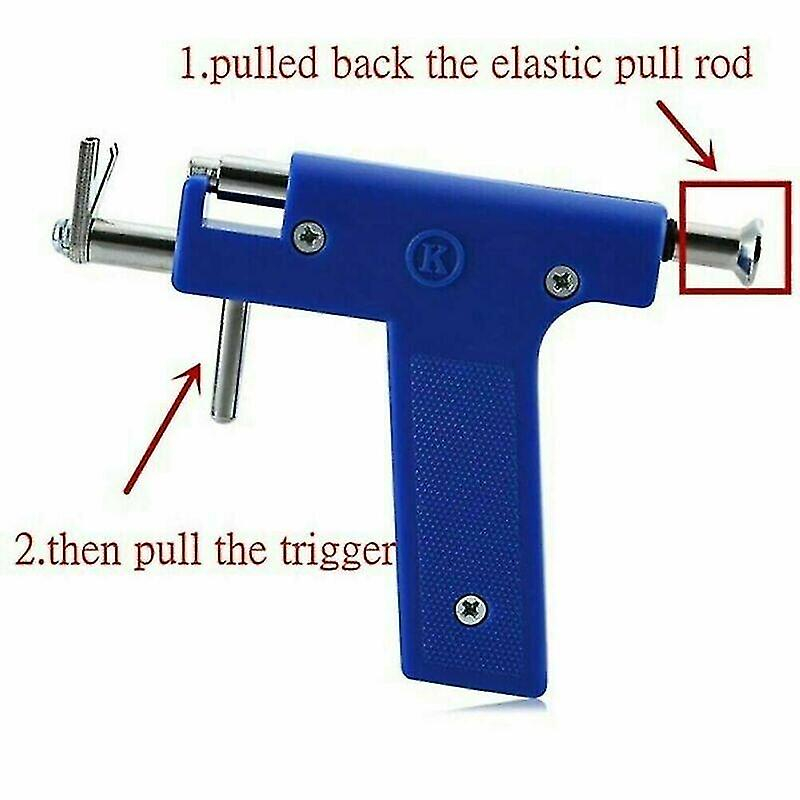 Foto 2 | Pistola De Piercing Con Kit De 98 Piezas De Tachuelas Para Orejas De Adultos - Venta Internacional.