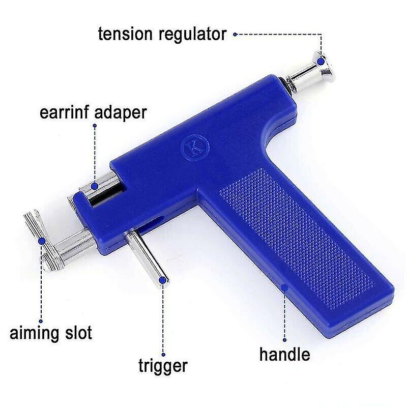 Foto 4 | Pistola De Piercing Con Kit De 98 Piezas De Tachuelas Para Orejas De Adultos - Venta Internacional.