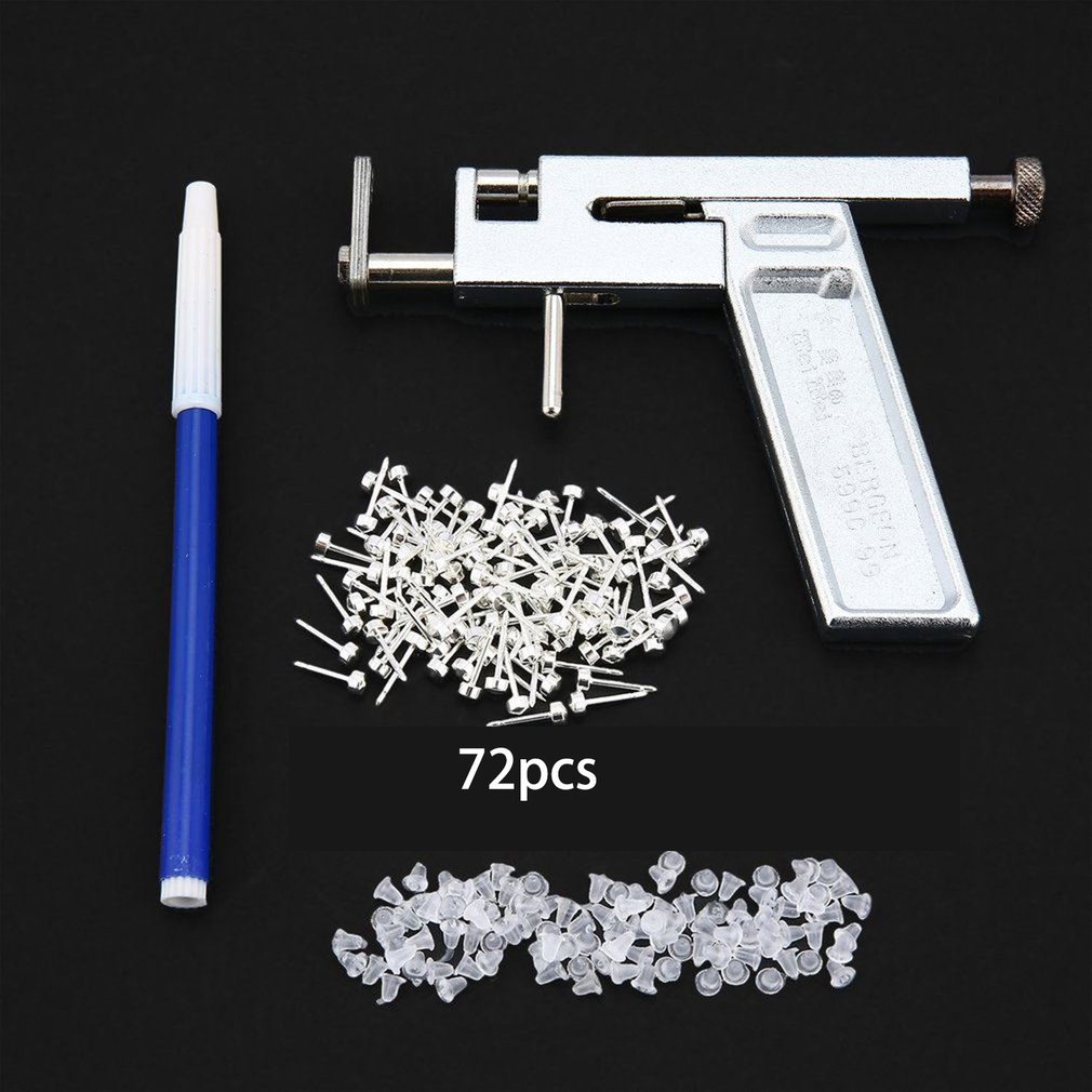 Foto 1 | Juego De Herramientas Para Piercings Corporales  72 Piezas  Pendientes De Acero - Venta Internacional.