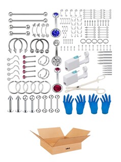 Foto 1 | 142 Pzs Kit De Piercing De Acero Y Accesorios Para Orejas