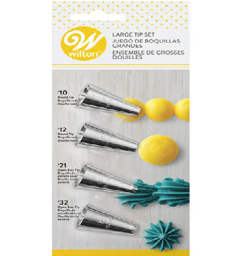 Wilton Juego De Duyas Grandes 4 Pz
