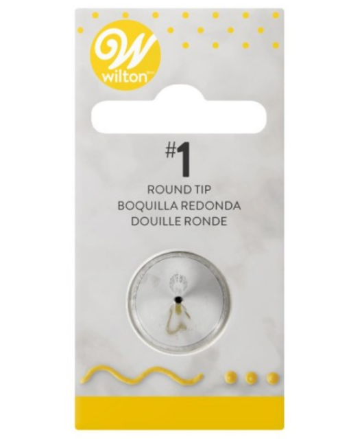 Foto 1 | Boquilla Wilton #1 de Acero Inoxidable para Decoración de Pasteles
