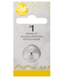 Foto 1 | Boquilla Wilton #1 de Acero Inoxidable para Decoración de Pasteles