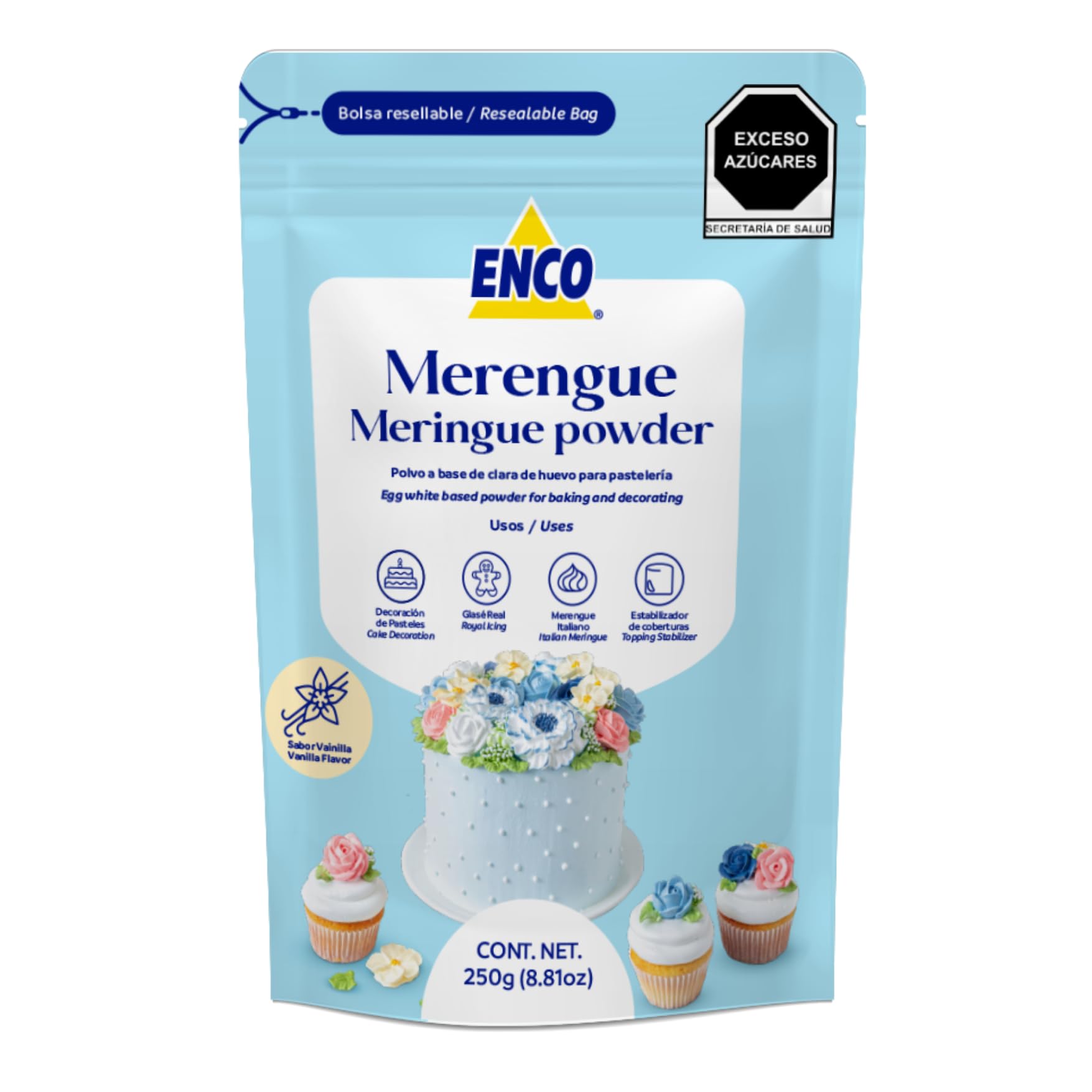 Merengue En Polvo Enco Bolsa De 250grs