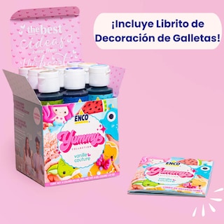 Foto 2 | Kit Yummy 9 Colores Gel 40 Grs Enco