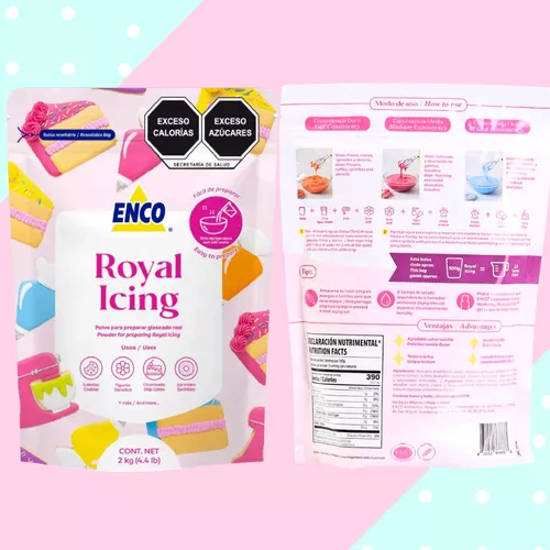 Foto 2 | Royal Icing 2 Kg Enco