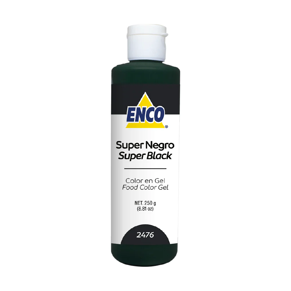 Foto 2 pulgar | Color Gel Super Negro 250 Grs Enco