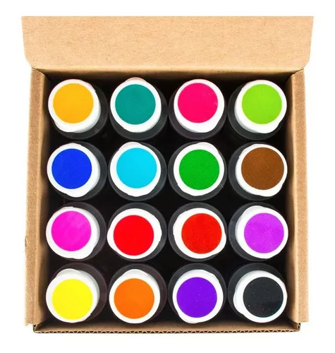 Foto 2 pulgar | Kit 16 Colores En Gel 40 Grs Enco