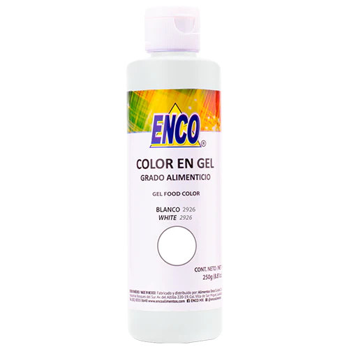 Foto 2 pulgar | Color Gel Blanco Enco 250 Grs