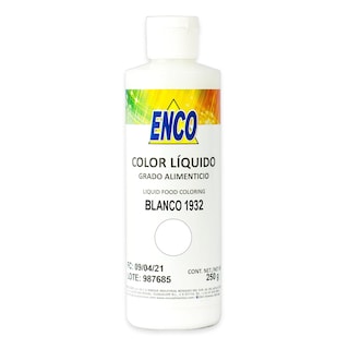 Foto 1 | Color Liquido Blanco 250 Grs Enco