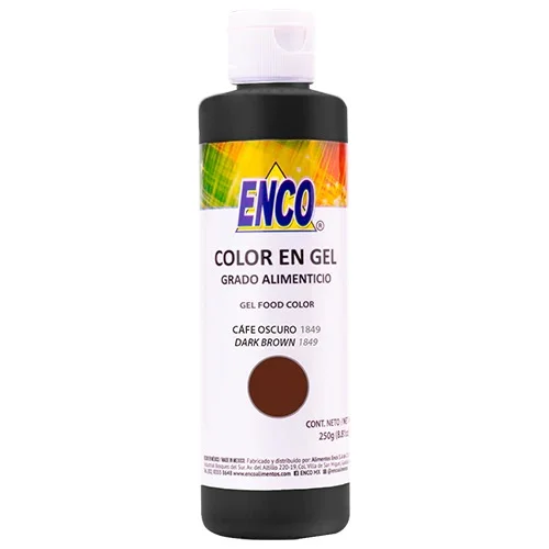 Foto 2 pulgar | Color Gel Cafe Obscuro 250 Grs Enco