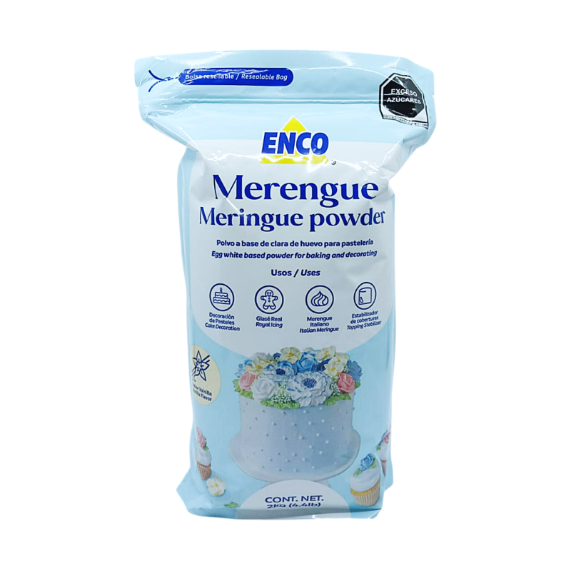 Foto 2 pulgar | Merengue en Polvo 2 Kg Enco