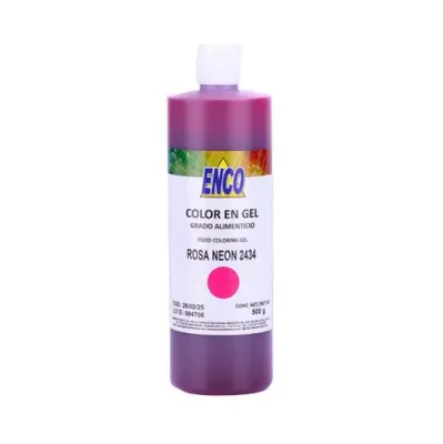 Mega Color Gel Rosa Viejo 500 Grs Enco