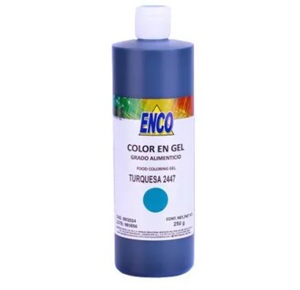 Foto 1 | Mega Color Gel Turqueza 500 Grs Enco