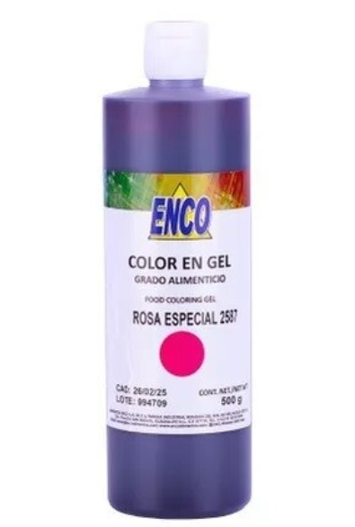 Foto 2 pulgar | Color en Gel Rosa Especial 500 G