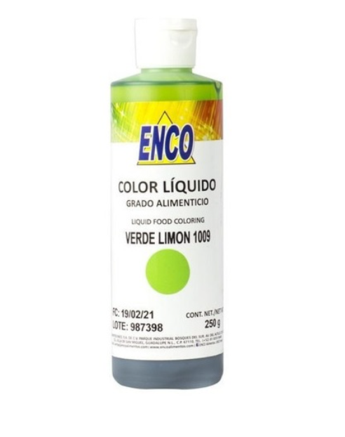 Foto 2 pulgar | Color Líquido Verde Limón 250 G