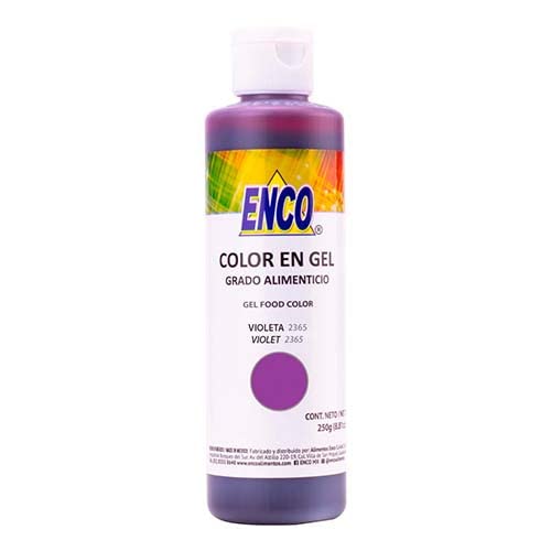 Foto 2 pulgar | Color Gel Violeta 250 Grs Enco