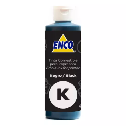 Foto 2 pulgar | Tinta Comestible Negro 250 ml Enco