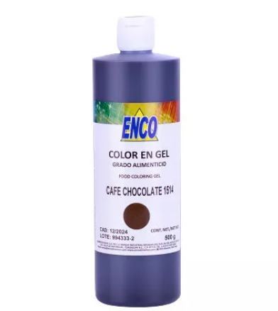 Foto 2 pulgar | Mega Color Gel Cafe Chocolate 500 Grs Enco