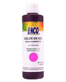 Foto 1 | Color Gel Morado Neón Enco 250 Grs