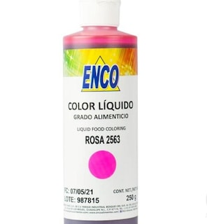 Foto 1 | Color Liquido Rosa 250 Grs Enco