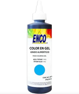 Foto 1 | Color Gel Azul Turqueza 250 Grs Enco