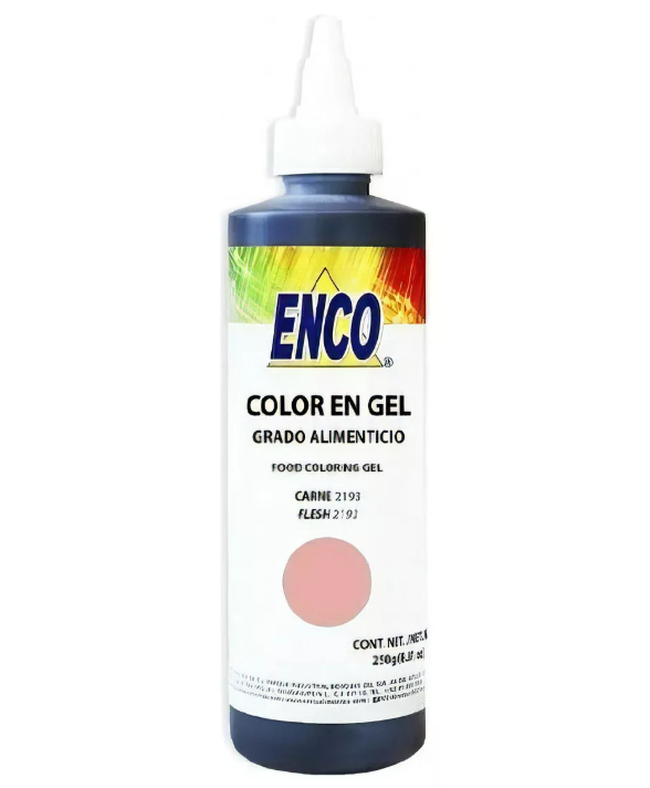 Color Gel Carne 250 Grs Enco