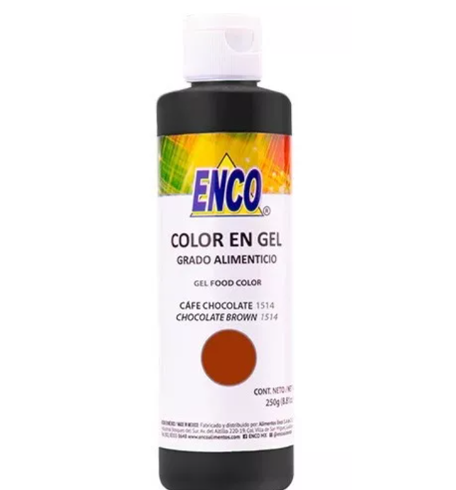 Foto 2 pulgar | Color Gel Cafe Chocolate 250 Grs Enco