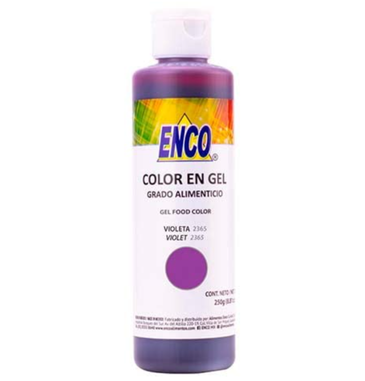 Foto 2 pulgar | Color Liquido Violeta 250 Grs Enco