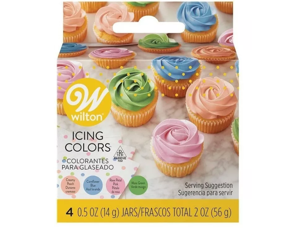 Foto 2 pulgar | Wilton Colorantes Para Glaseado Tonos Pastel 4 Pz