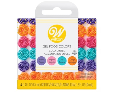 Foto 1 | Wilton Color Gel Neon 8.7 Ml C/u. 4 Pz.