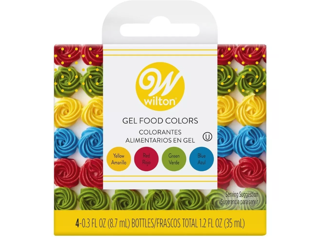 Wilton Kit Colores Primarios 4 Pz. De 8.7 Ml C/u.