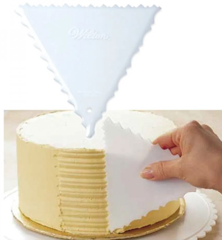 Foto 4 pulgar | Wilton Triángulo Para Decorar Pasteles 13 * 13 Cm. 1 Pz.