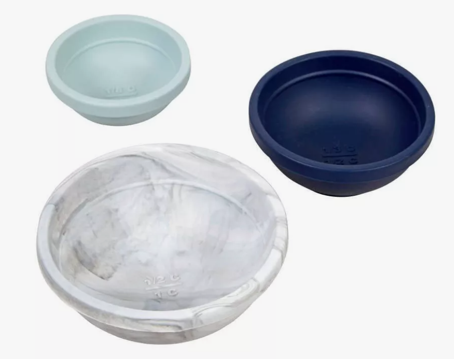 Foto 4 pulgar | Wilton Línea Diamond Juego De 3 Tazones Silicones