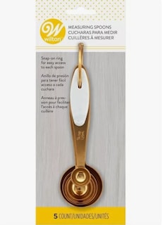 Foto 1 | Wilton Kit Cucharas Medidoras Diamond Gold 5 Piezas