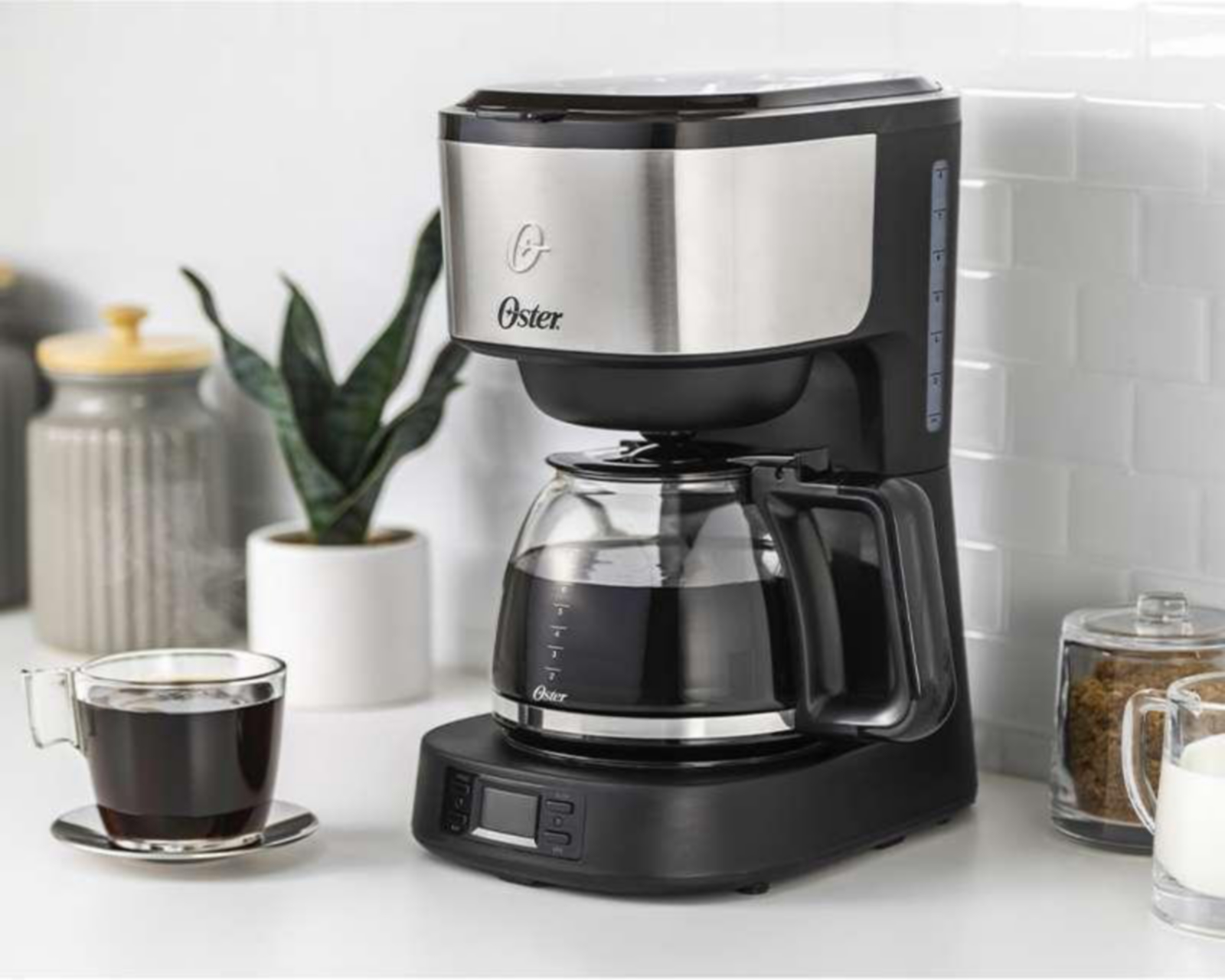 Foto 4 | Cafetera Oster 8 Tazas Programable