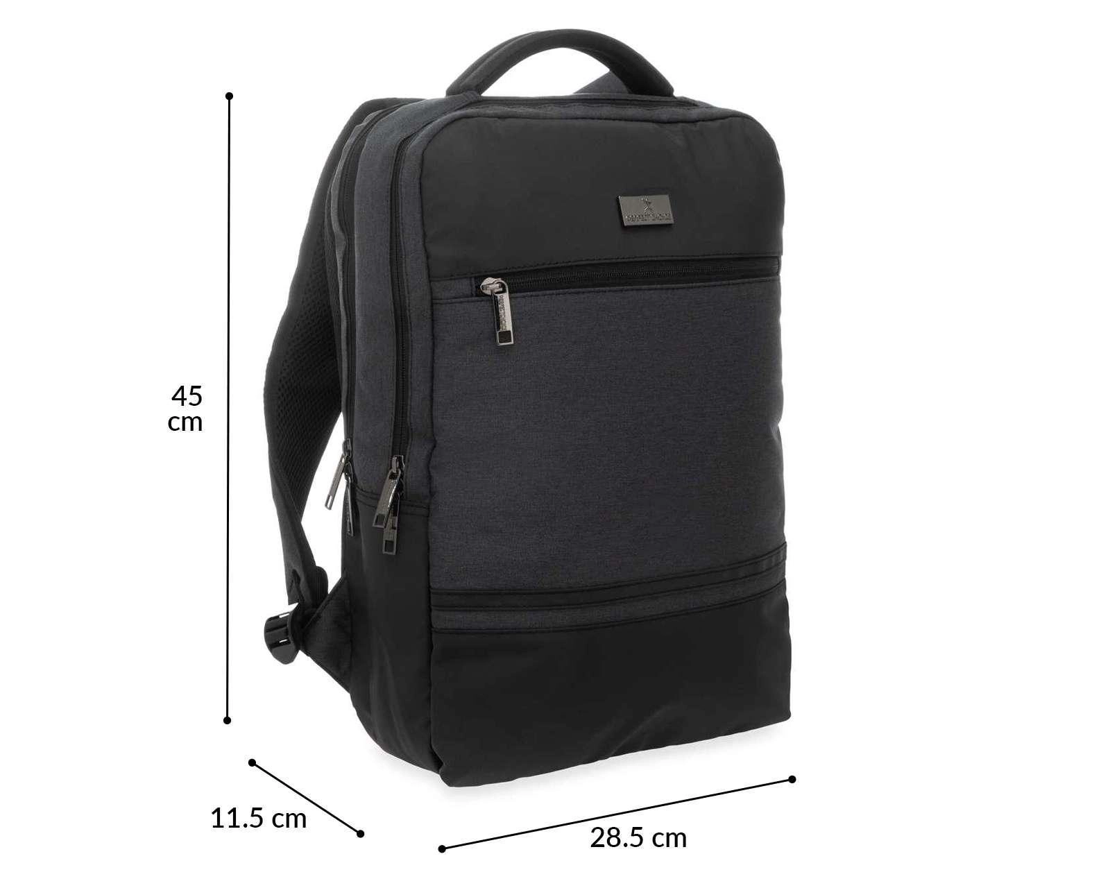 Foto 8 pulgar | Mochila para Laptop Perfect Choice Norwich 15"-17" Gris