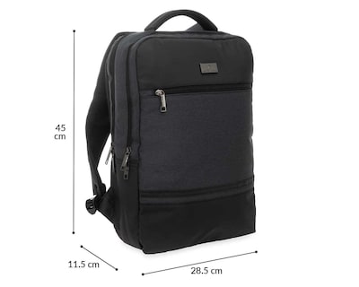 Foto 7 | Mochila para Laptop Perfect Choice Norwich 15"-17" Gris