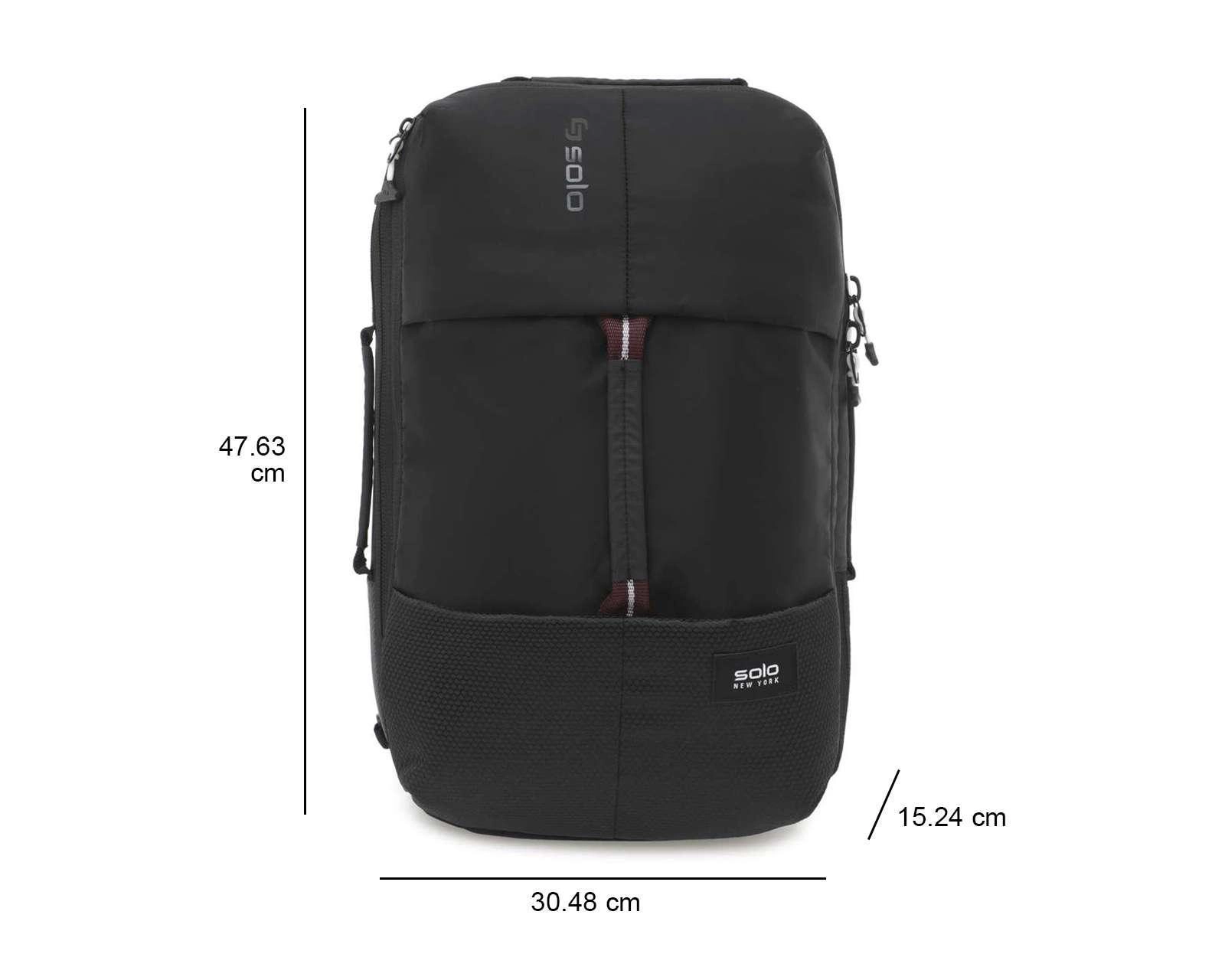 Foto 7 | Mochila para Laptop Solo All-Star Hybrid Back Negra