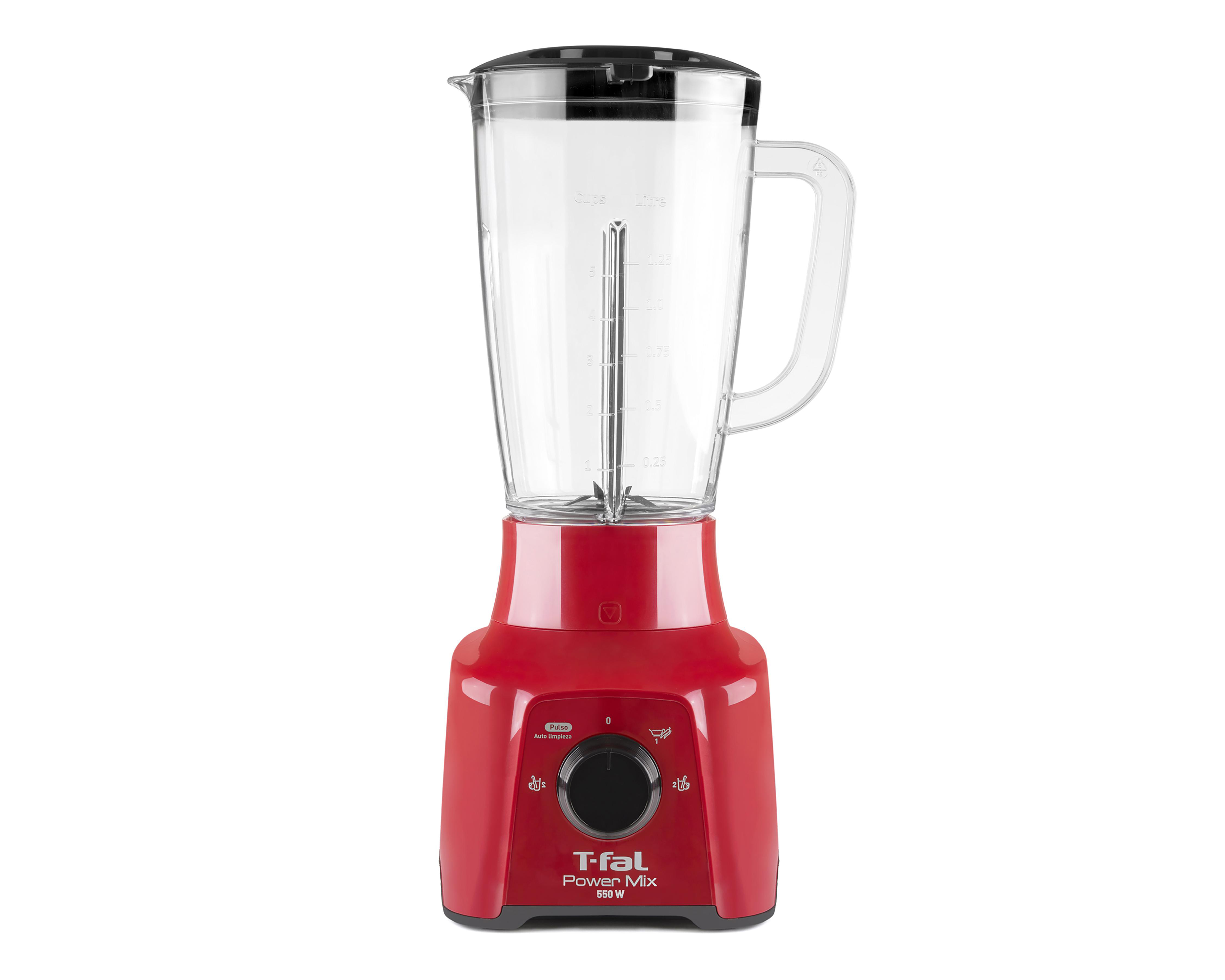 Foto 3 pulgar | Licuadora T-Fal Cuchillas Acero Inoxidable 2 Velocidades Vaso de Plástico