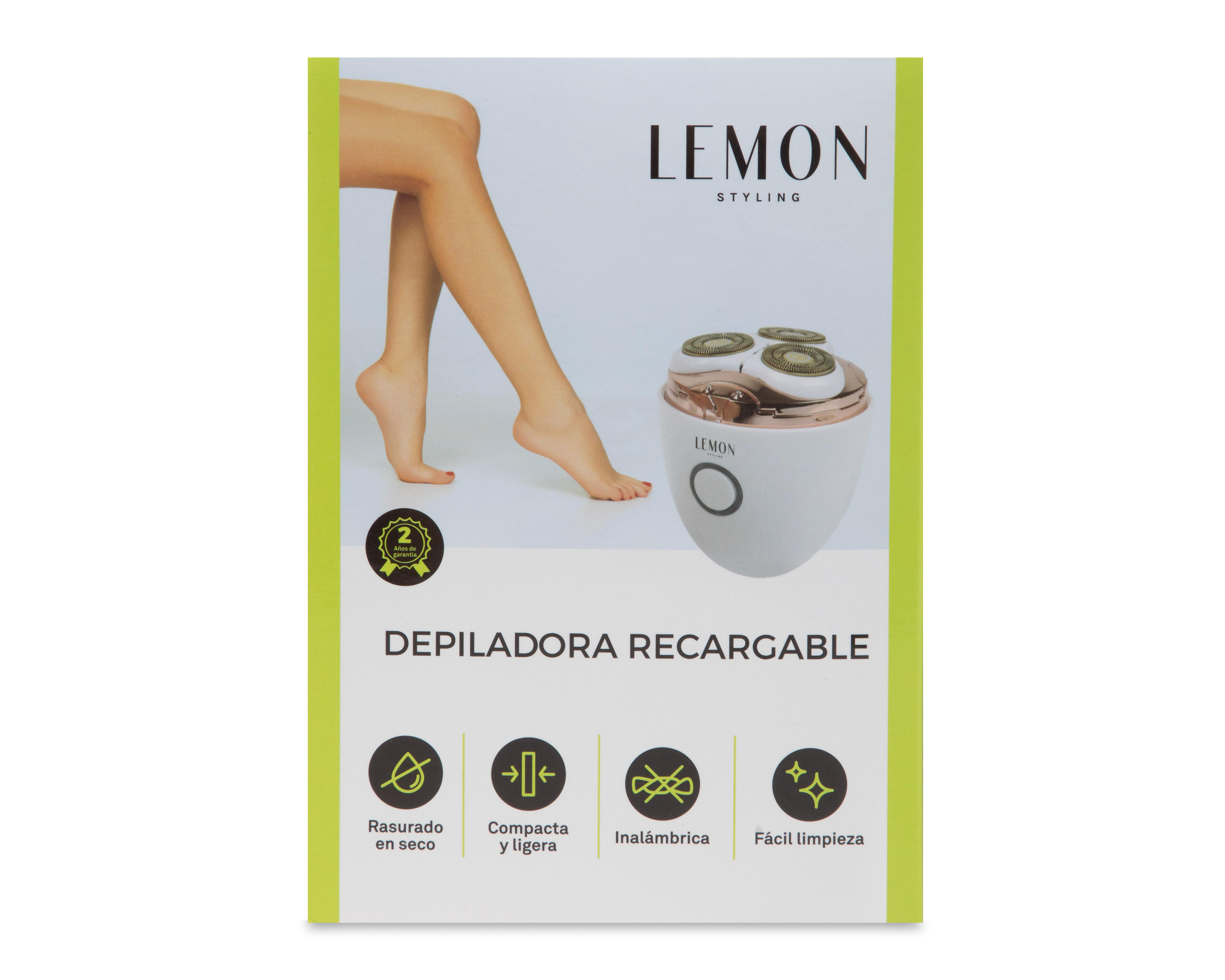 Foto 6 pulgar | Depiladora Lemon Styling Smooth Recargable Inalámbrica 2 Piezas