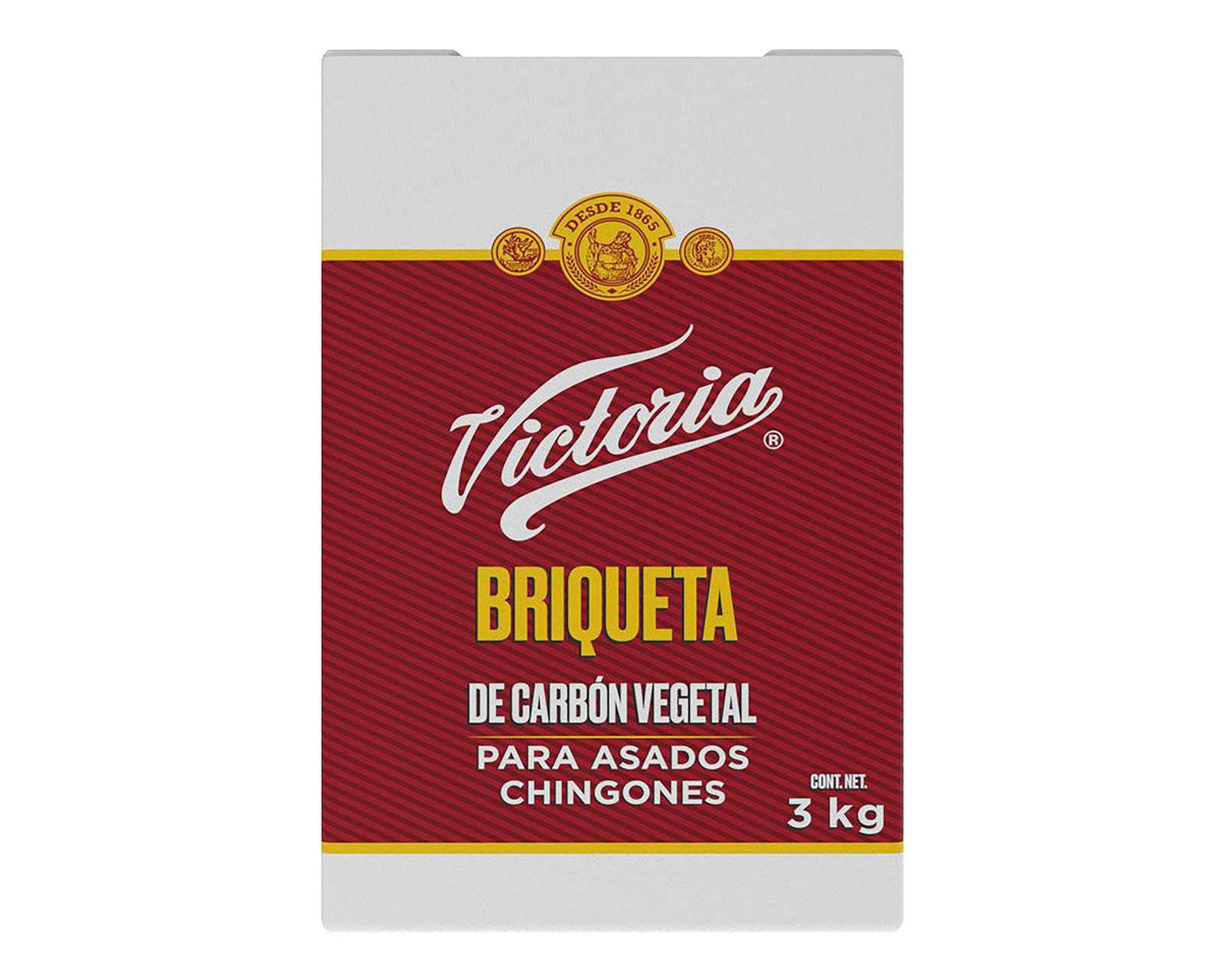 Foto 3 pulgar | Briqueta de Carbón Victoria 3 kg