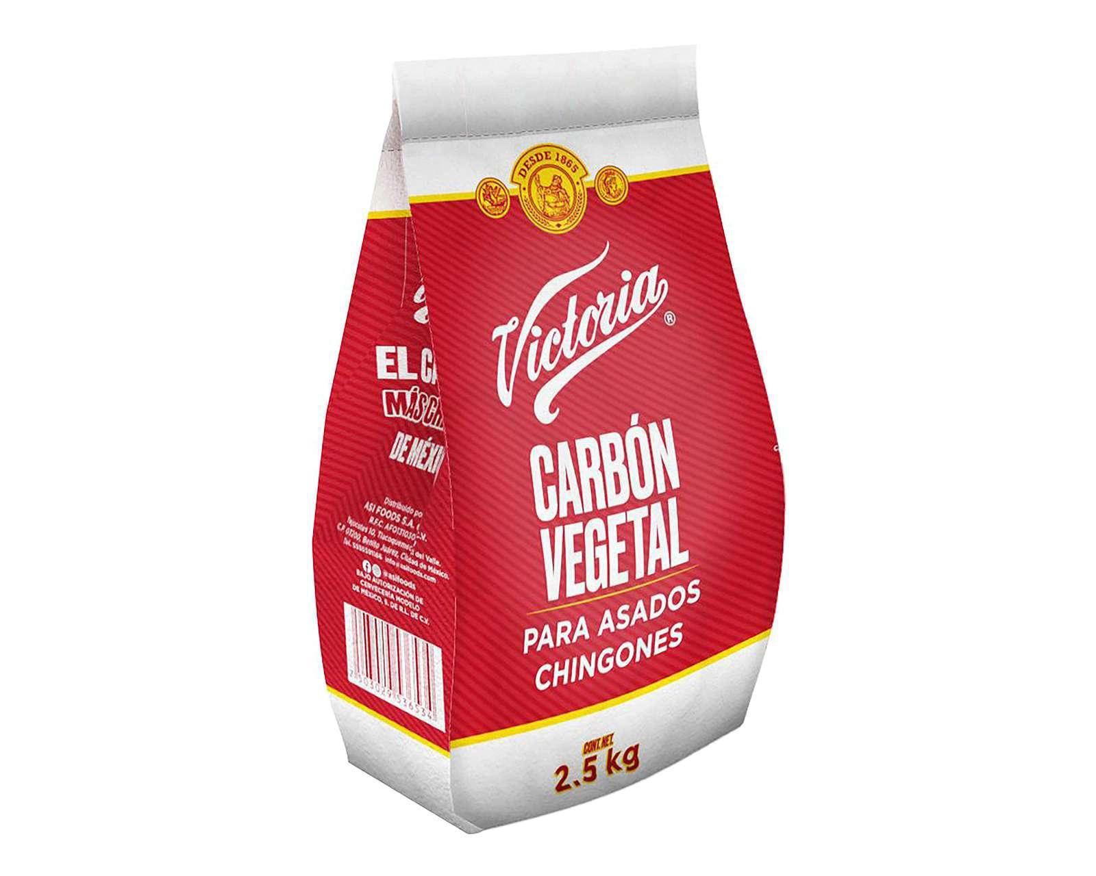 Foto 5 pulgar | Briqueta de Carbón Victoria 2.5 kg