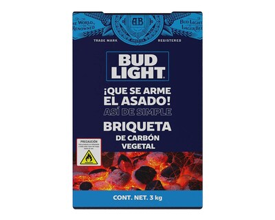 Foto 2 | Briqueta de Carbón Bud Light 3 kg