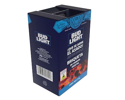 Foto 3 | Briqueta de Carbón Bud Light 3 kg