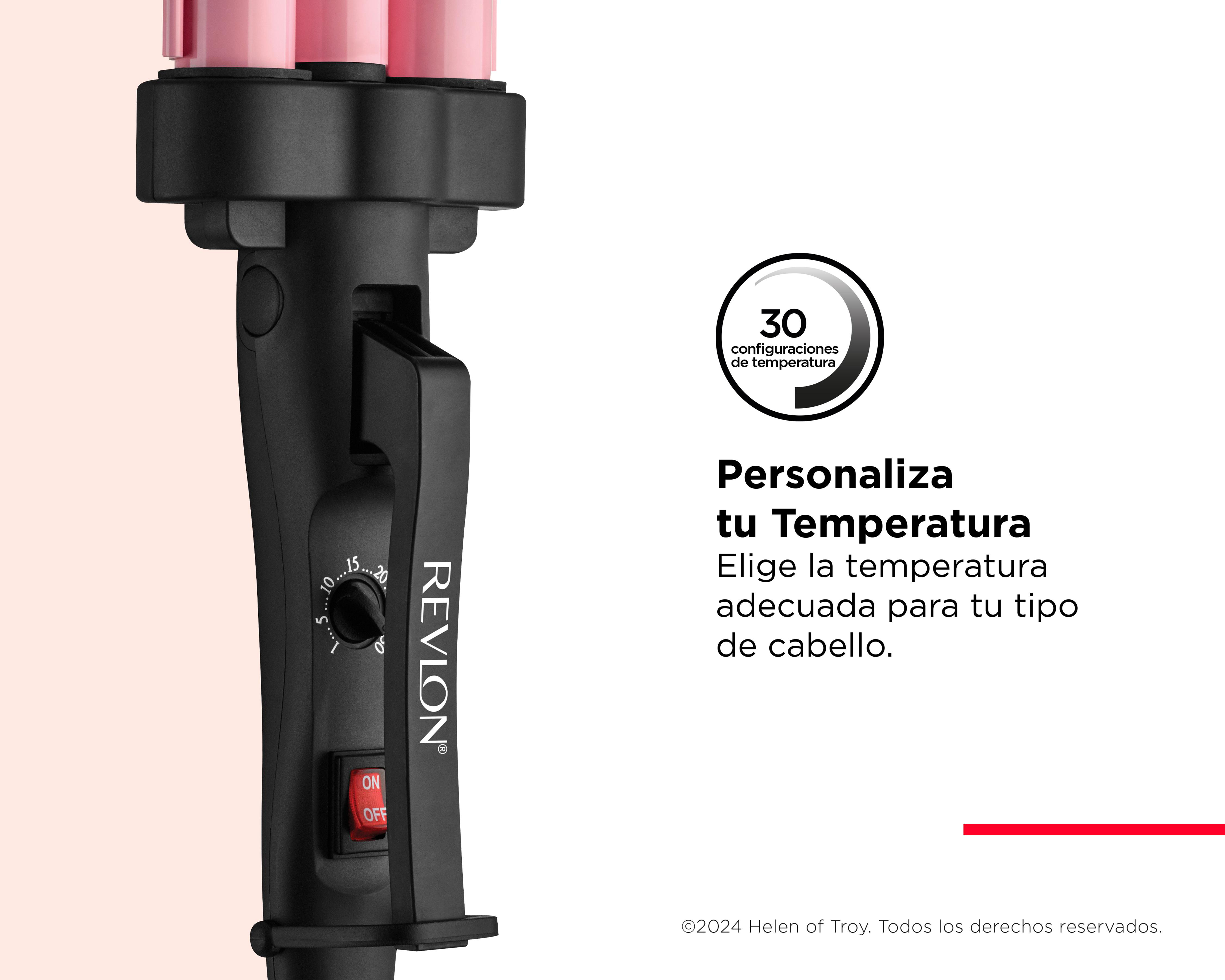 Foto 4 pulgar | Tenaza Rizadora Revlon Waflera Perfect Heat