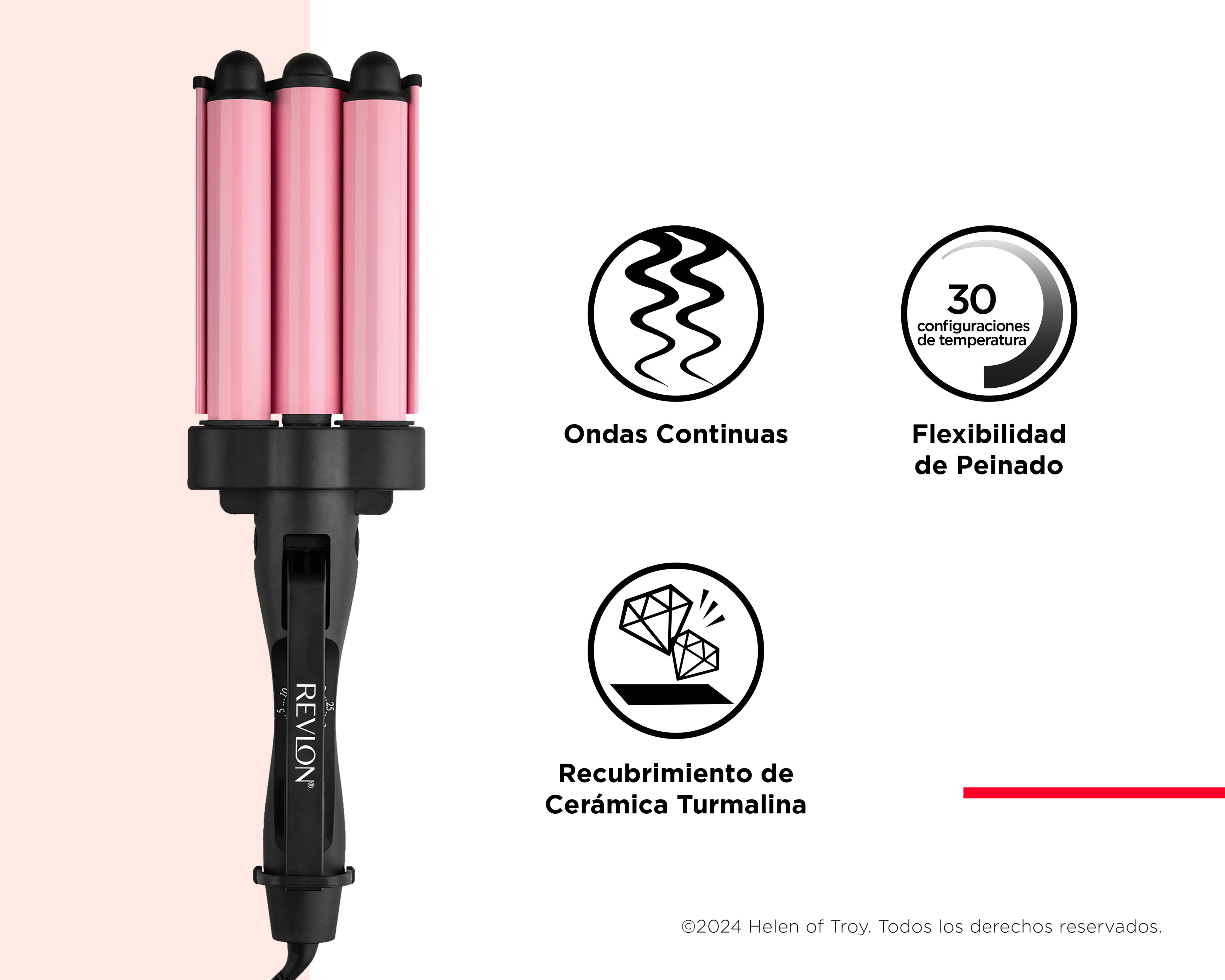 Foto 4 | Tenaza Rizadora Revlon Waflera Perfect Heat